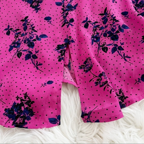 REVOLVE Sanctuary Pink Floral Split Back Top - Picture 7 of 7